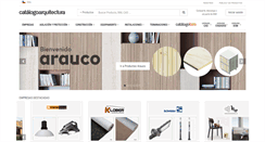 Desktop Screenshot of catalogoarquitectura.cl